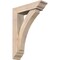 Ekena Millwork Thorton Traditional Smooth Bracket w/ Offset Brace, Douglas Fir, 5 1/2"W x 20"D x 28"H BKT0604X20X28THR01SDF - alternate 1